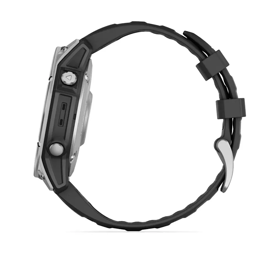 * Fenix E, Amoled Stainless Steel With Black Silicone Band