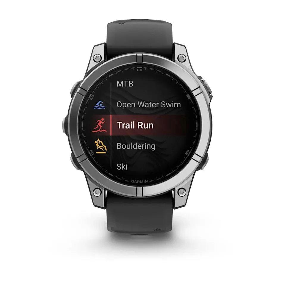 * Fenix E, Amoled Stainless Steel With Black Silicone Band