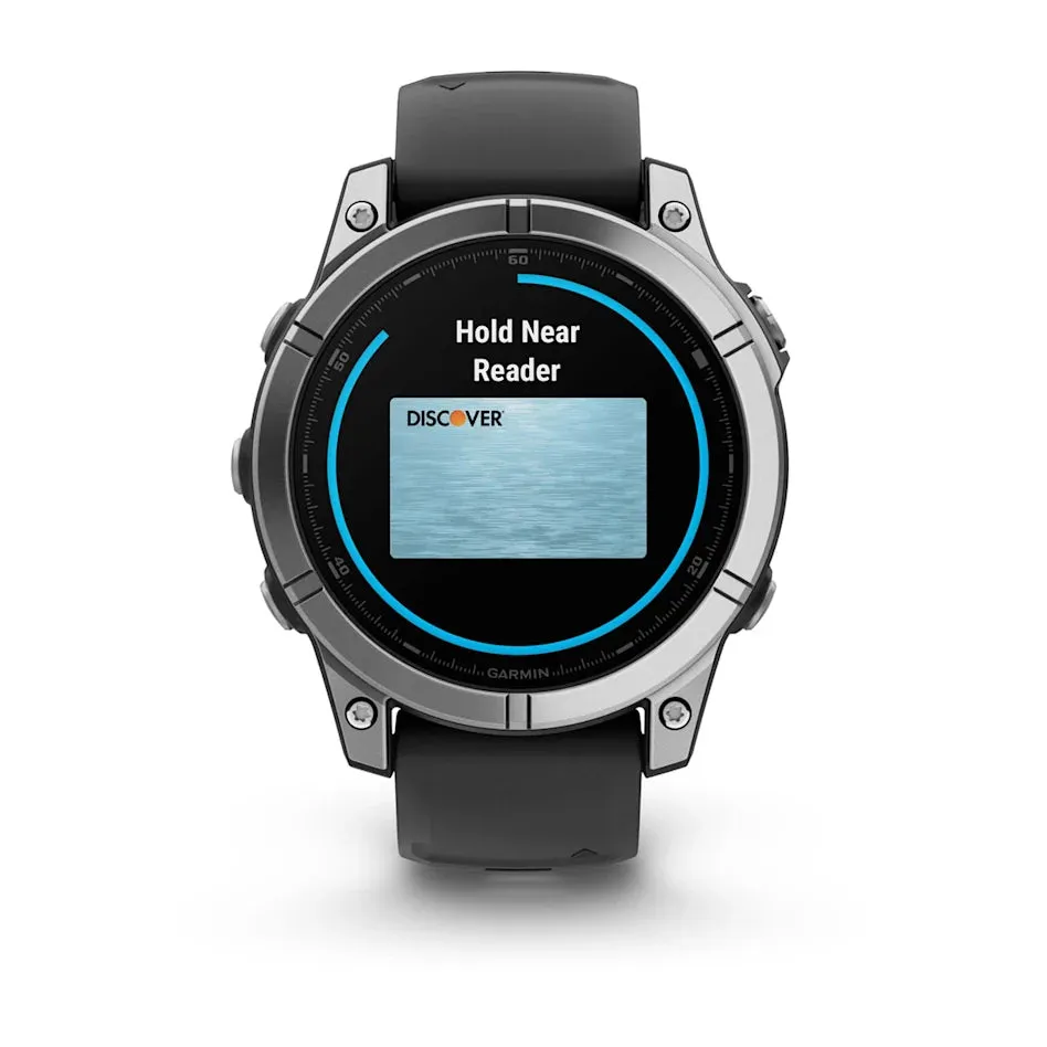 * Fenix E, Amoled Stainless Steel With Black Silicone Band