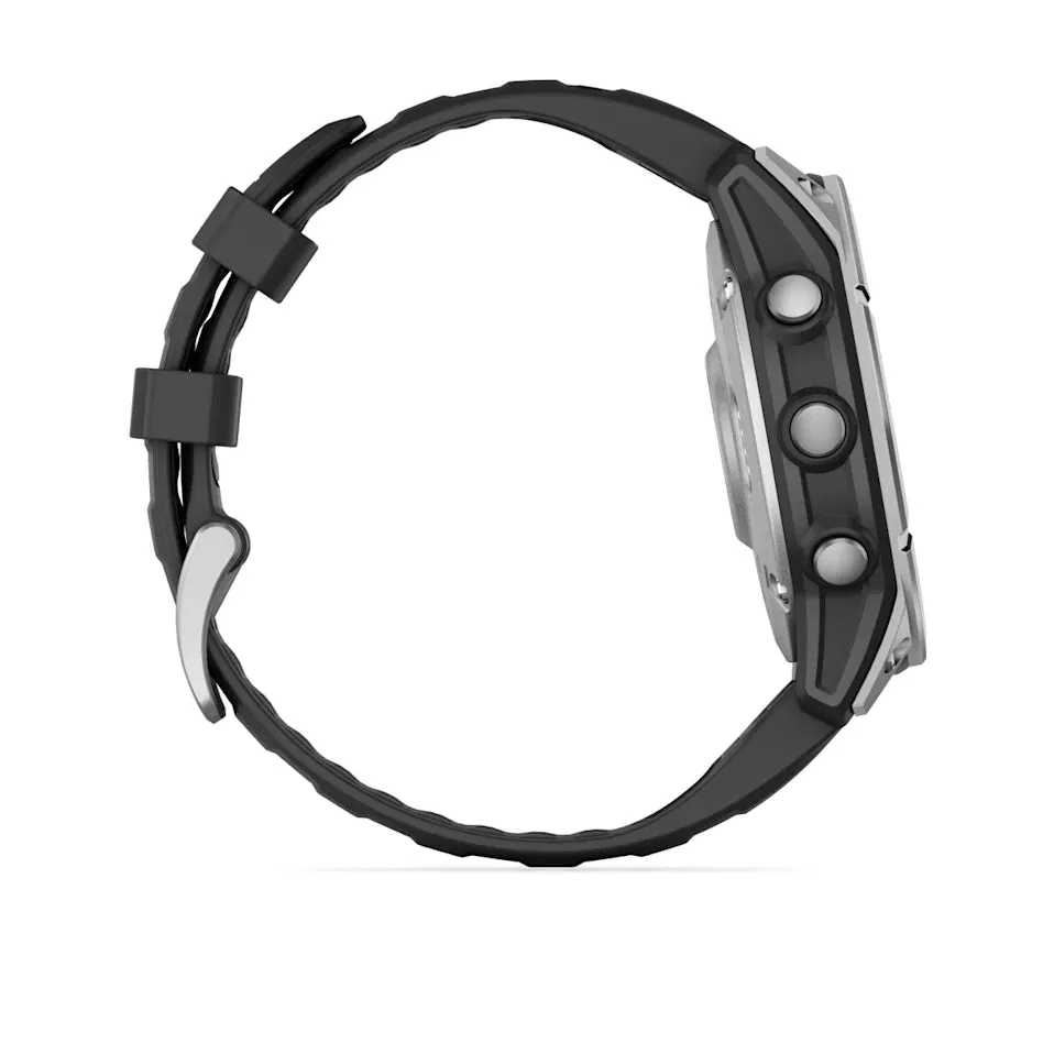 * Fenix E, Amoled Stainless Steel With Black Silicone Band