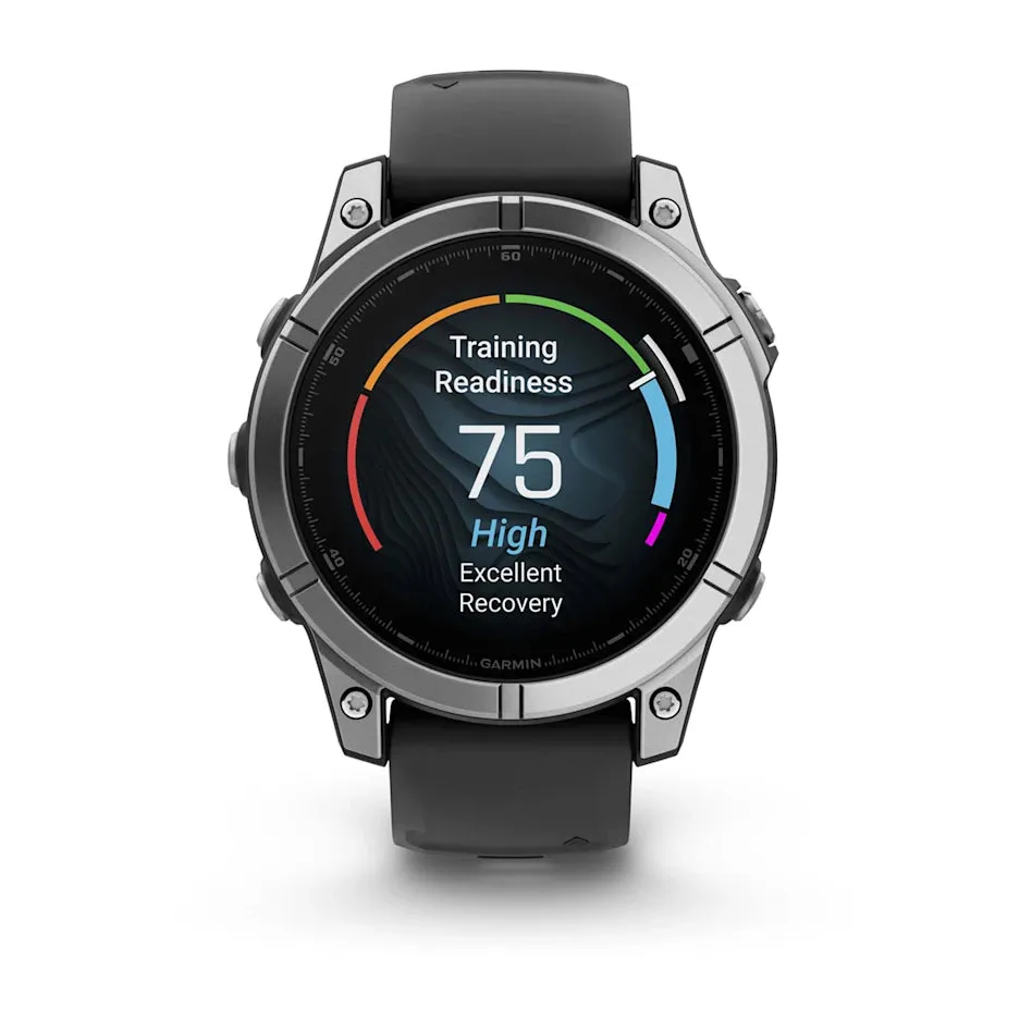 * Fenix E, Amoled Stainless Steel With Black Silicone Band