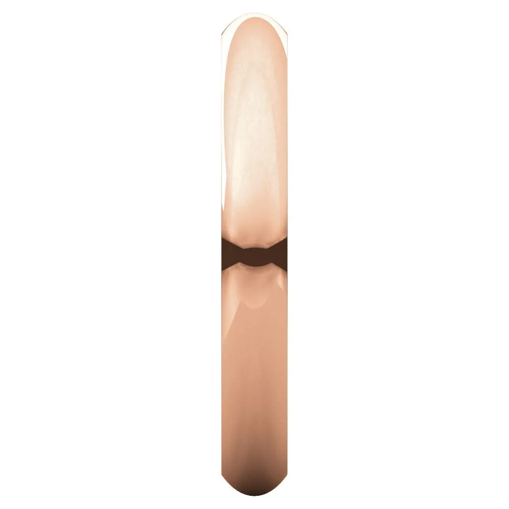 10k Rose Gold 5mm Comfort Fit Band, Size 10