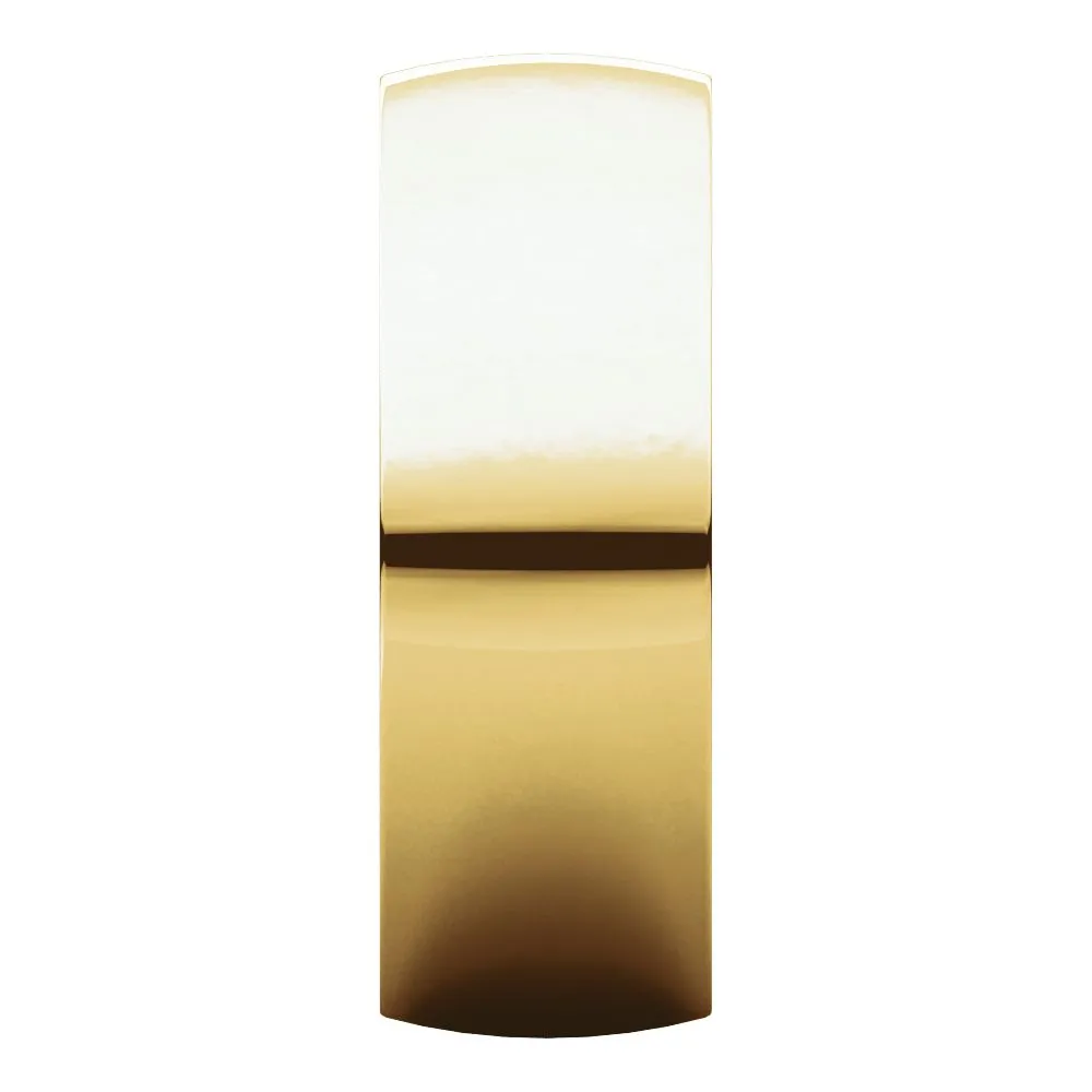 10k Yellow Gold 7mm Light Comfort Fit Band, Size 12