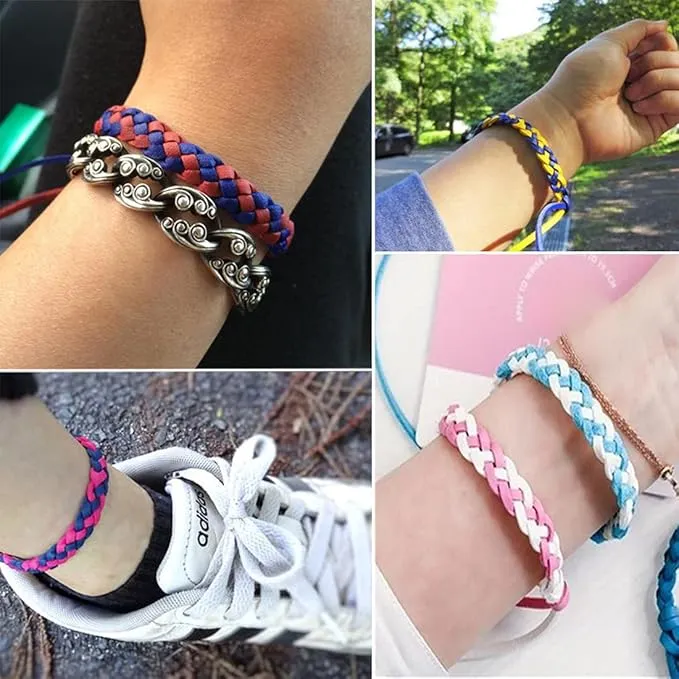 12 Pack Mosquito Repellent Bracelets, Individually Wrapped PU Leather Mixed Color Insect Bug Repellent Wrist Bands for Kids Adults Outdoor Camping Fishing Traveling