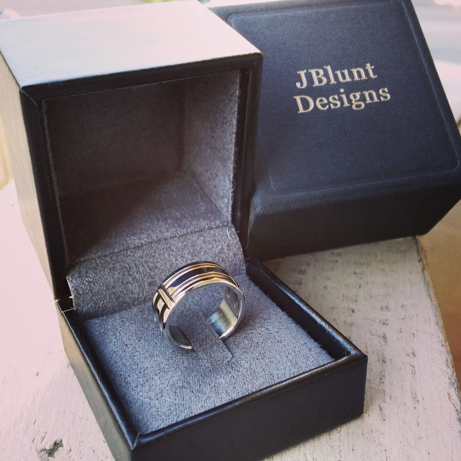 12 "PANG" handmade stainless steel ring (not casted) celtic ring mens rings wedding band