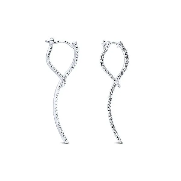 14k White Gold Kaslique Drop