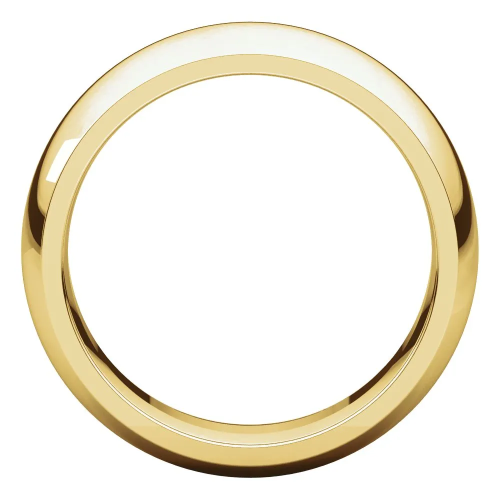 14k Yellow Gold 7mm Comfort Fit Band, Size 8