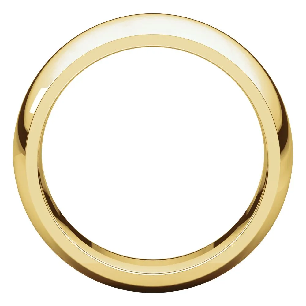 14k Yellow Gold 8mm Comfort Fit Band, Size 11.5