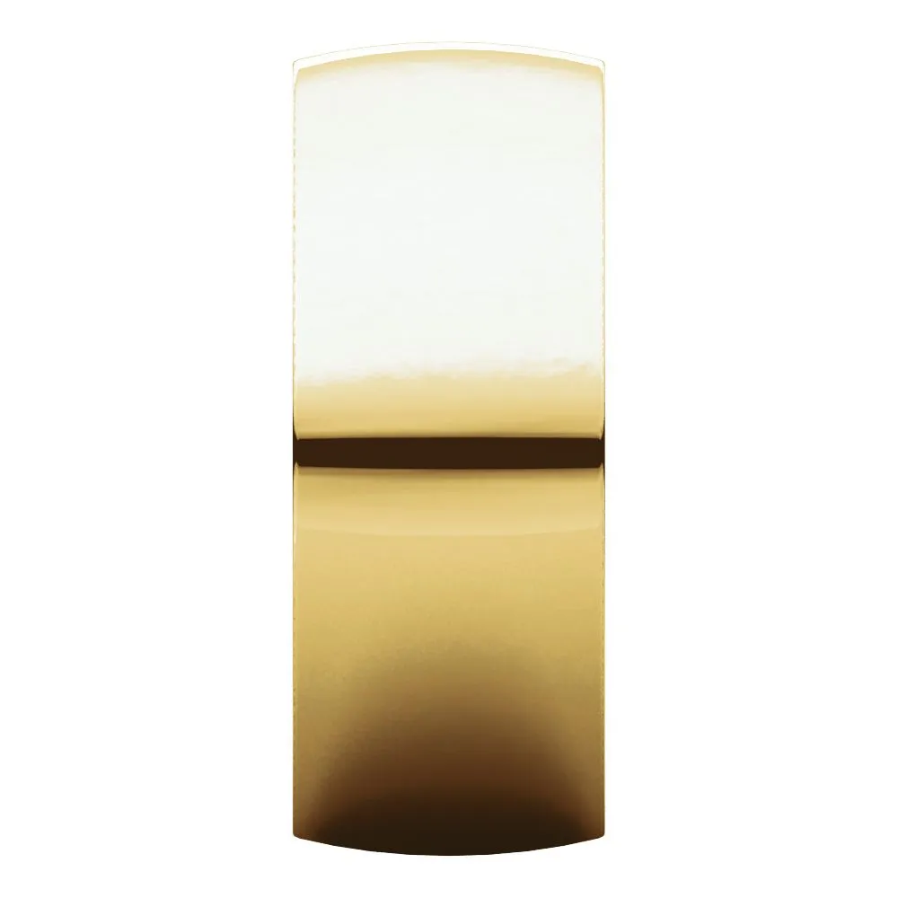 14k Yellow Gold 8mm Light Comfort Fit Band, Size 11