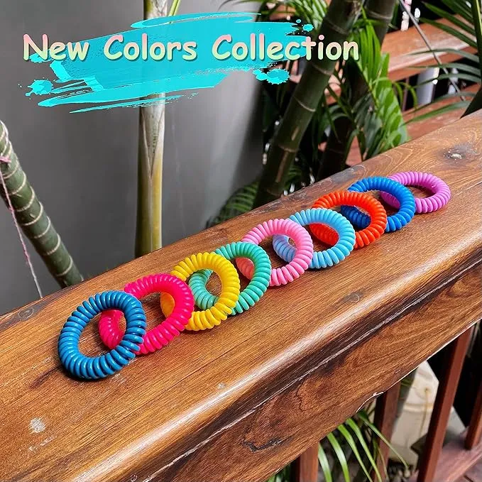 18 Pack Mosquito Repellent Bracelets with 60 Pack Mosquito Patches, DEET-Free Insect & Bug Repellent Wrist Bands for Kids & Adults Outdoor Camping Fishing Traveling