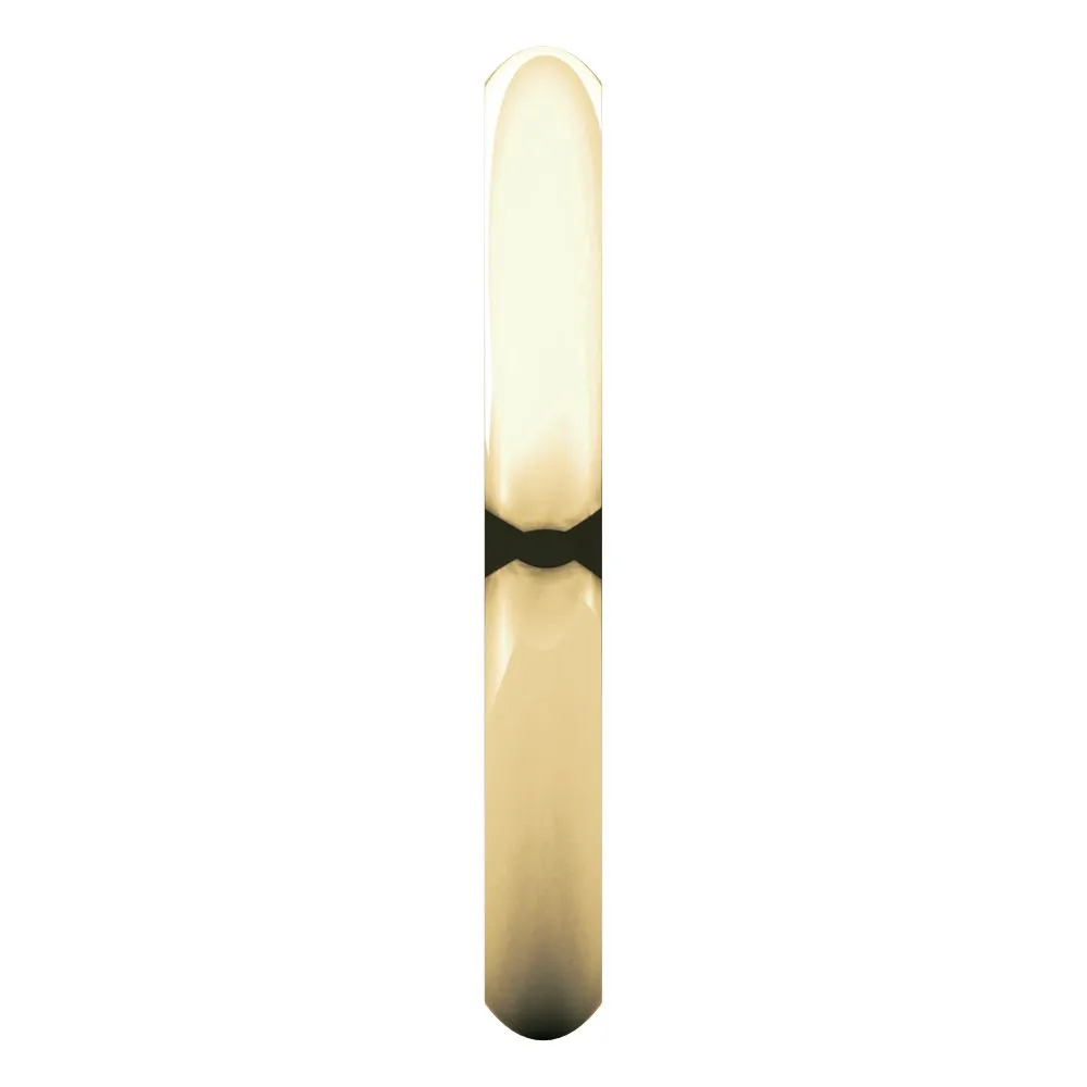 18k Yellow Gold 2.5mm Comfort Fit Band, Size 5.5