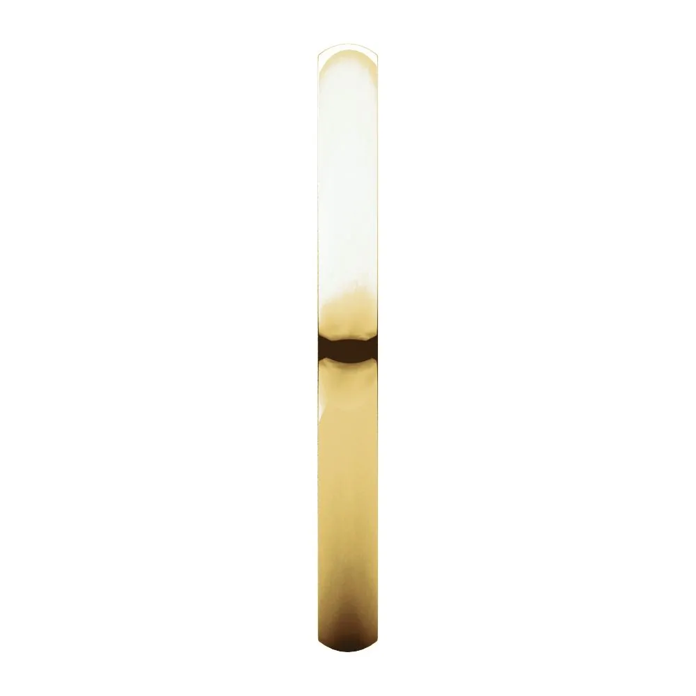 18k Yellow Gold 2mm Light Comfort Fit Band, Size 4