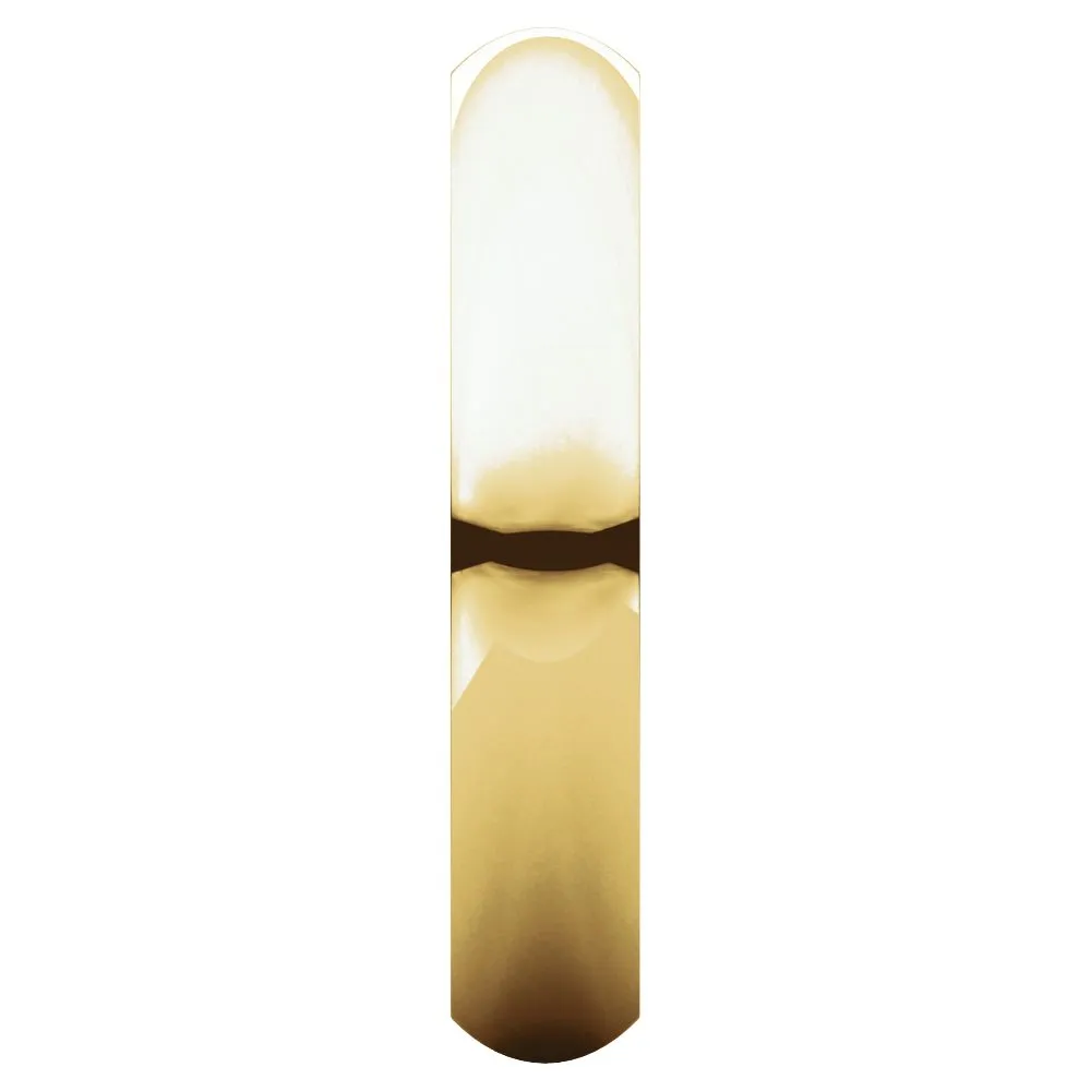 18k Yellow Gold 4mm Comfort Fit Band, Size 4.5