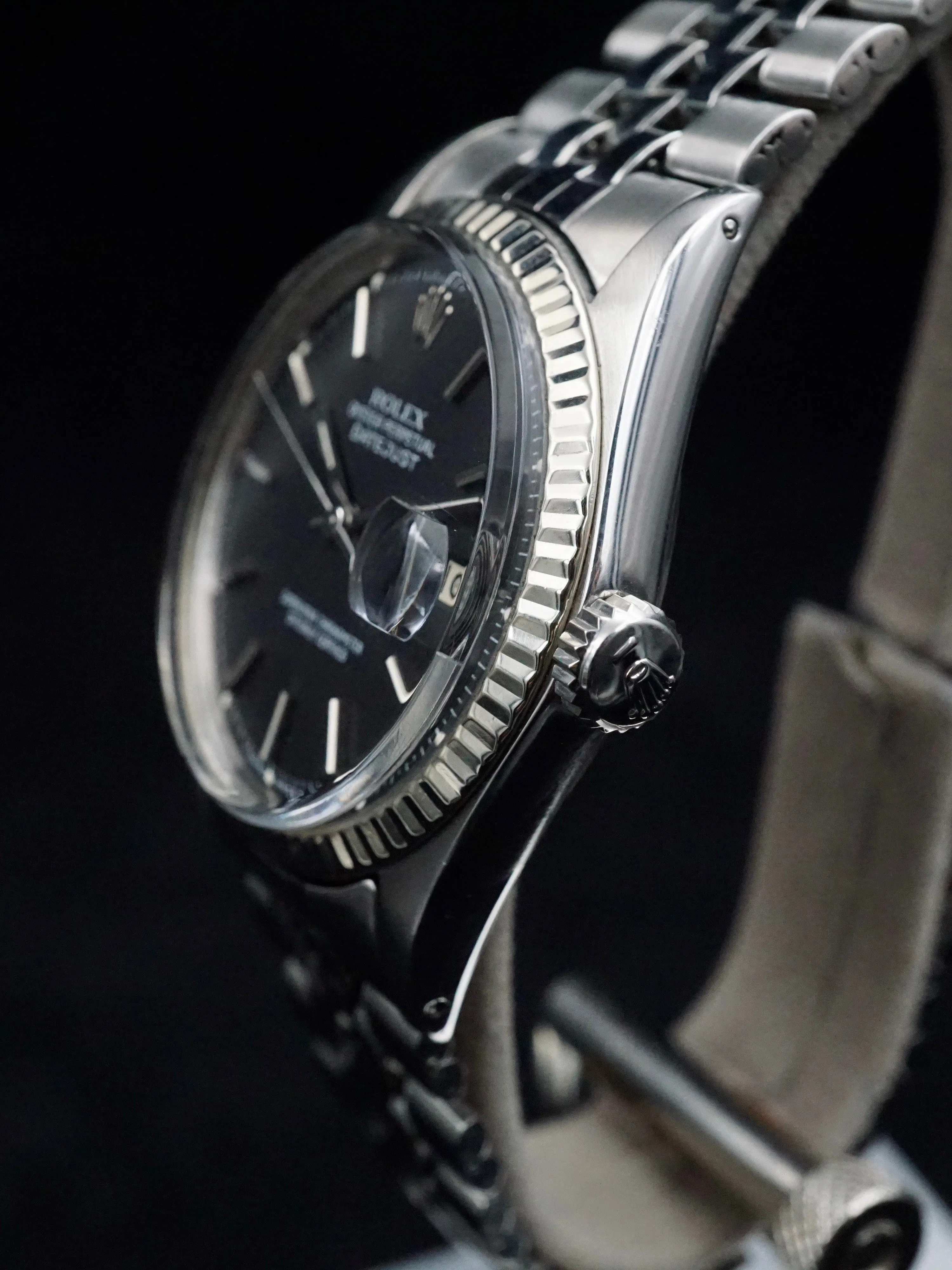 1966 Rolex Datejust Matte Black Dial (Ref. 1601)