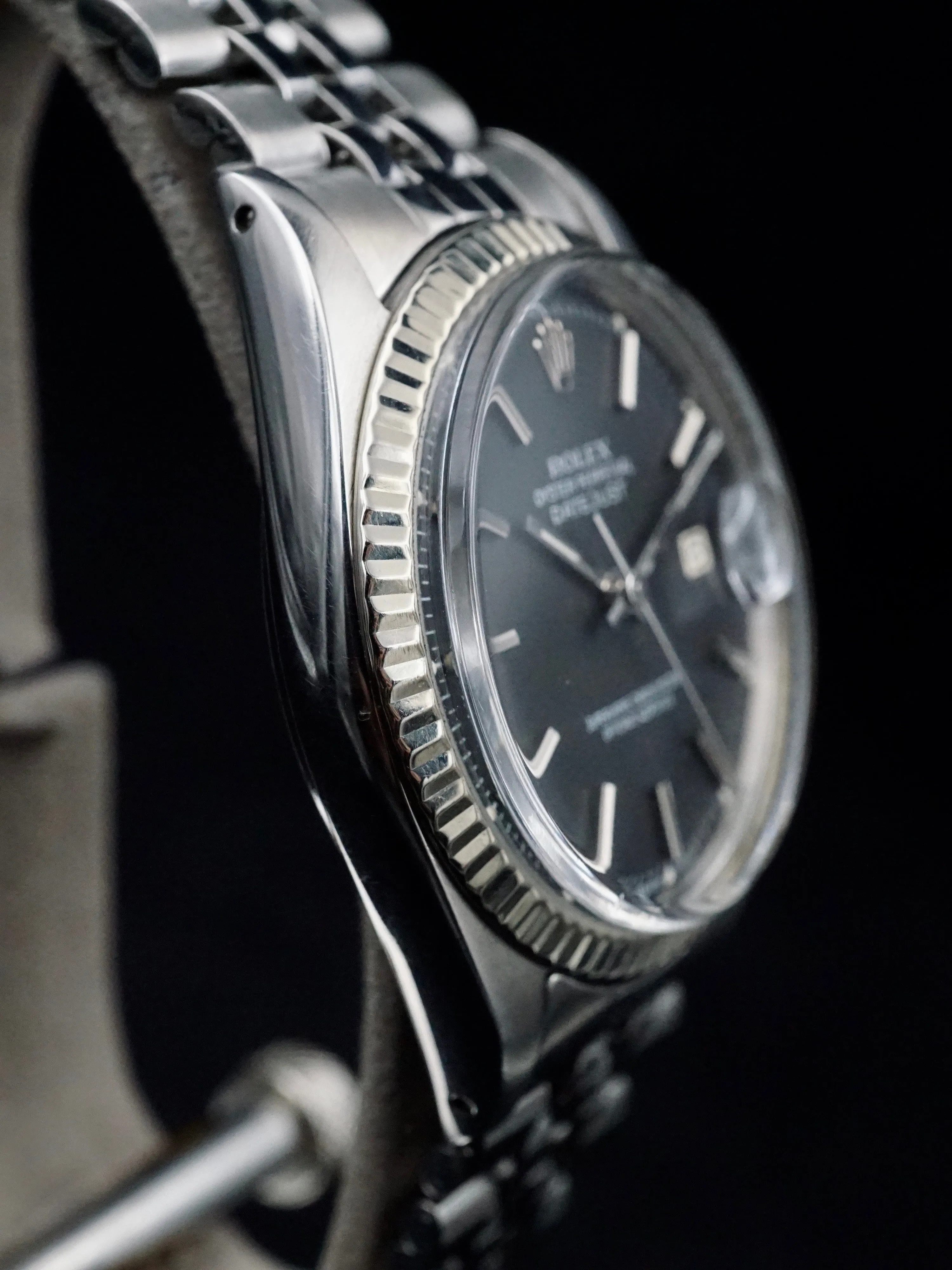 1966 Rolex Datejust Matte Black Dial (Ref. 1601)