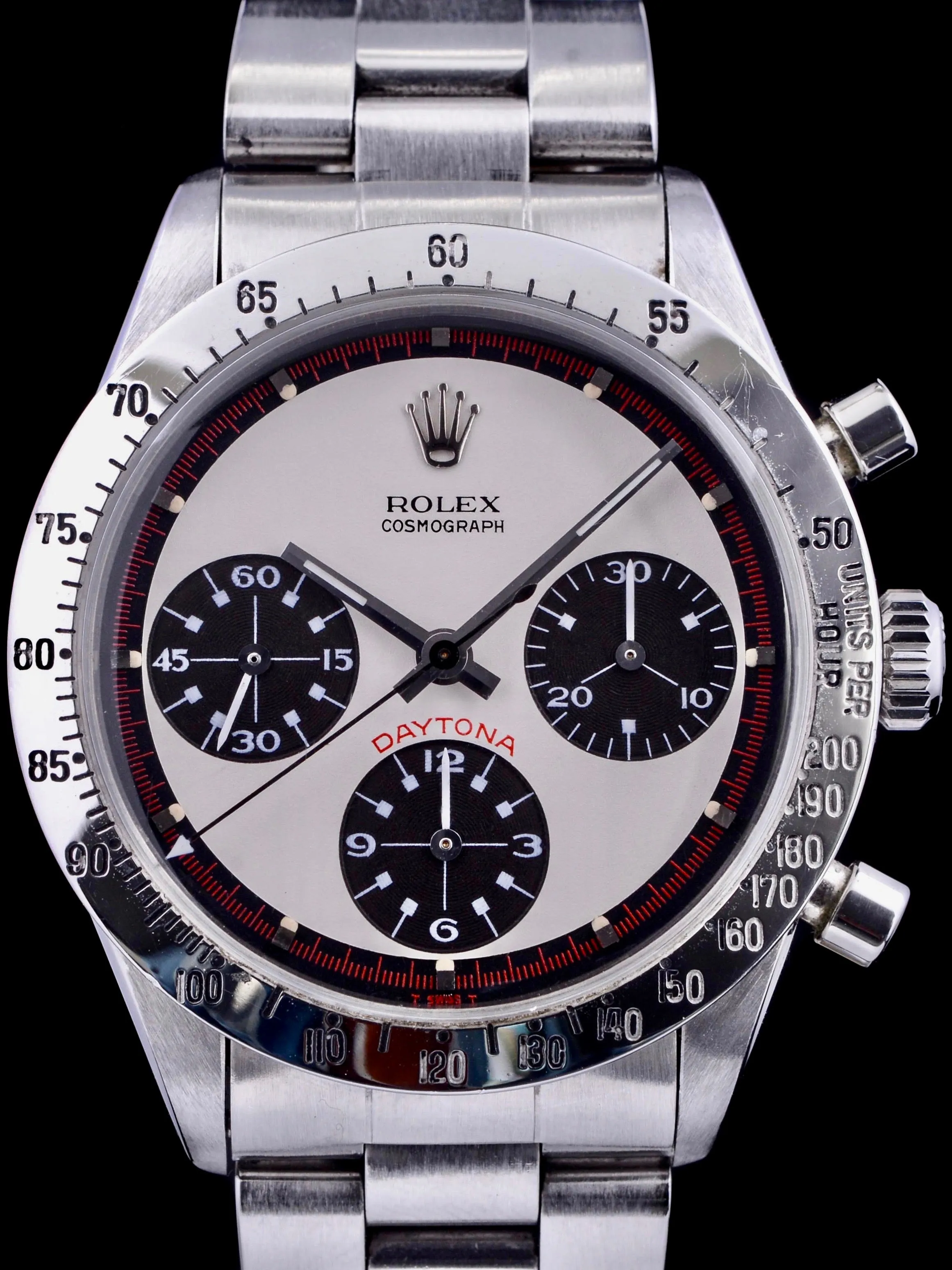 1968 Rolex Daytona 6239 "Paul Newman Exotic Dial" W/ Box and Rolex Service Papers