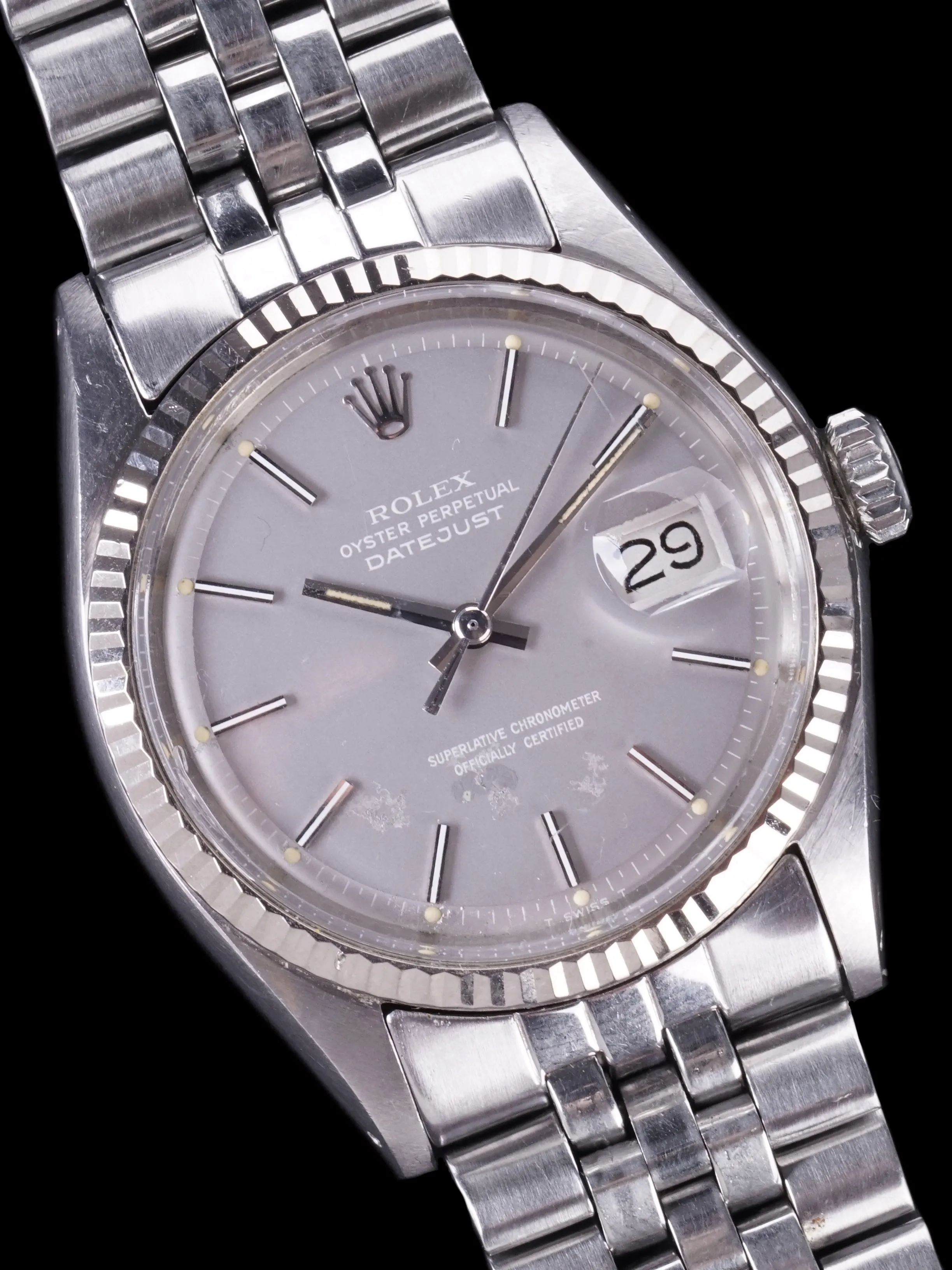 1970 Rolex Datejust (Ref. 1601) Grey "Ghost" Dial