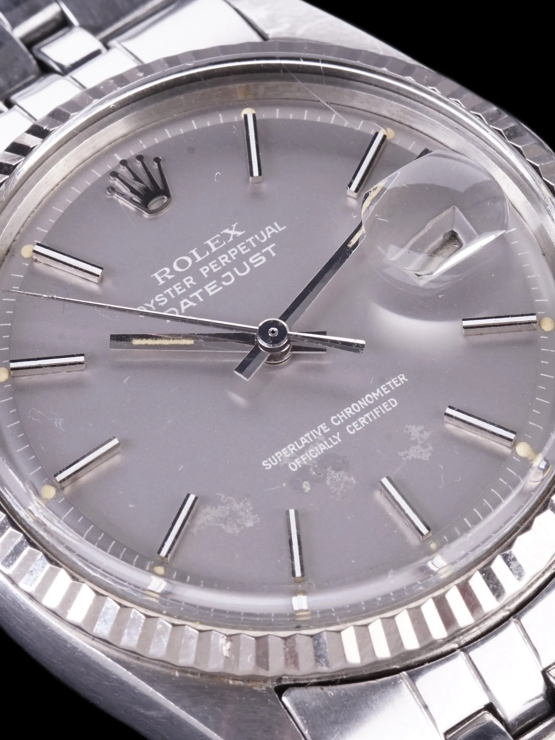 1970 Rolex Datejust (Ref. 1601) Grey "Ghost" Dial