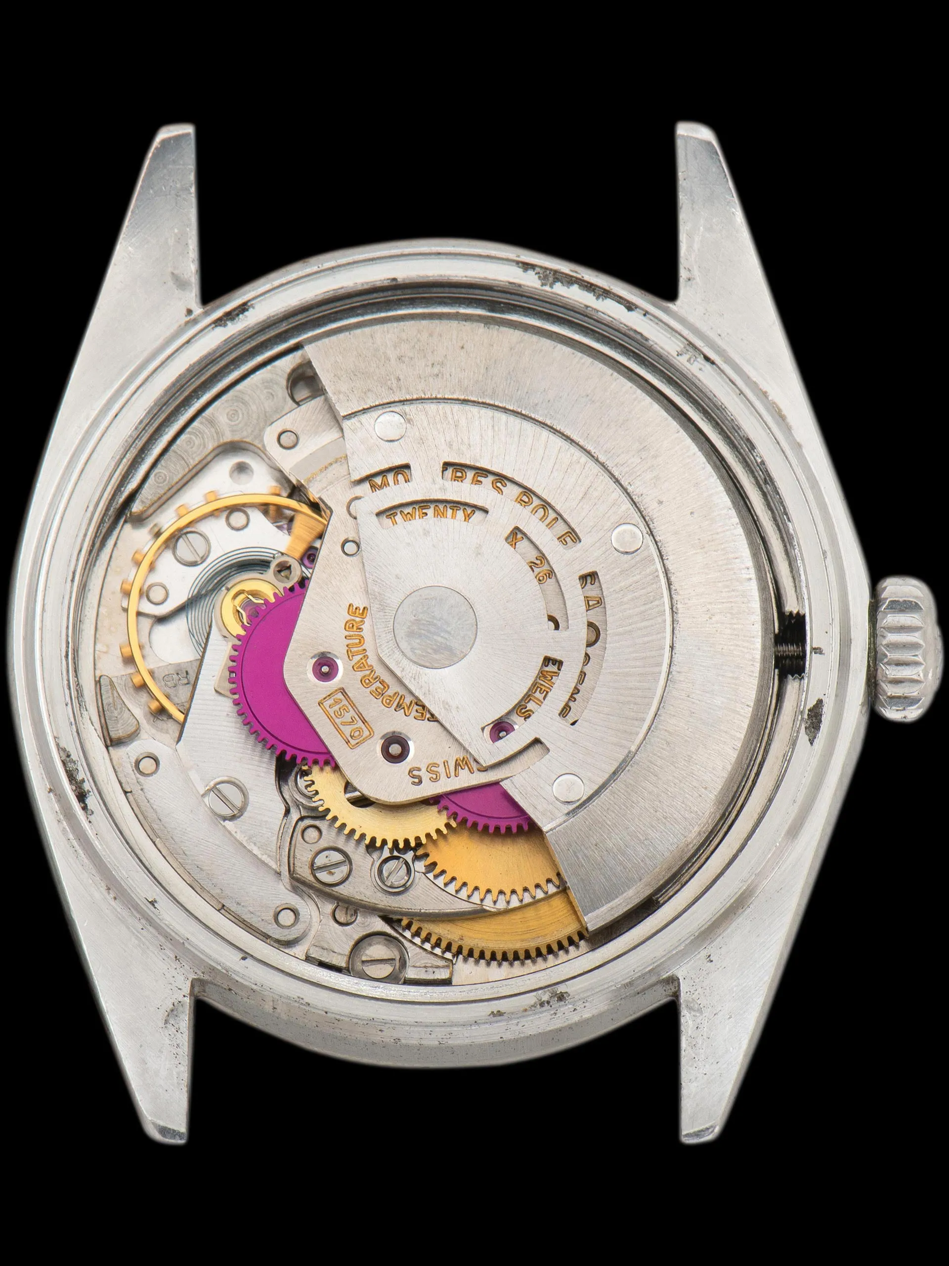 1970 Rolex Datejust (Ref. 1601) Non-Luminous Silver "Linen" Dial