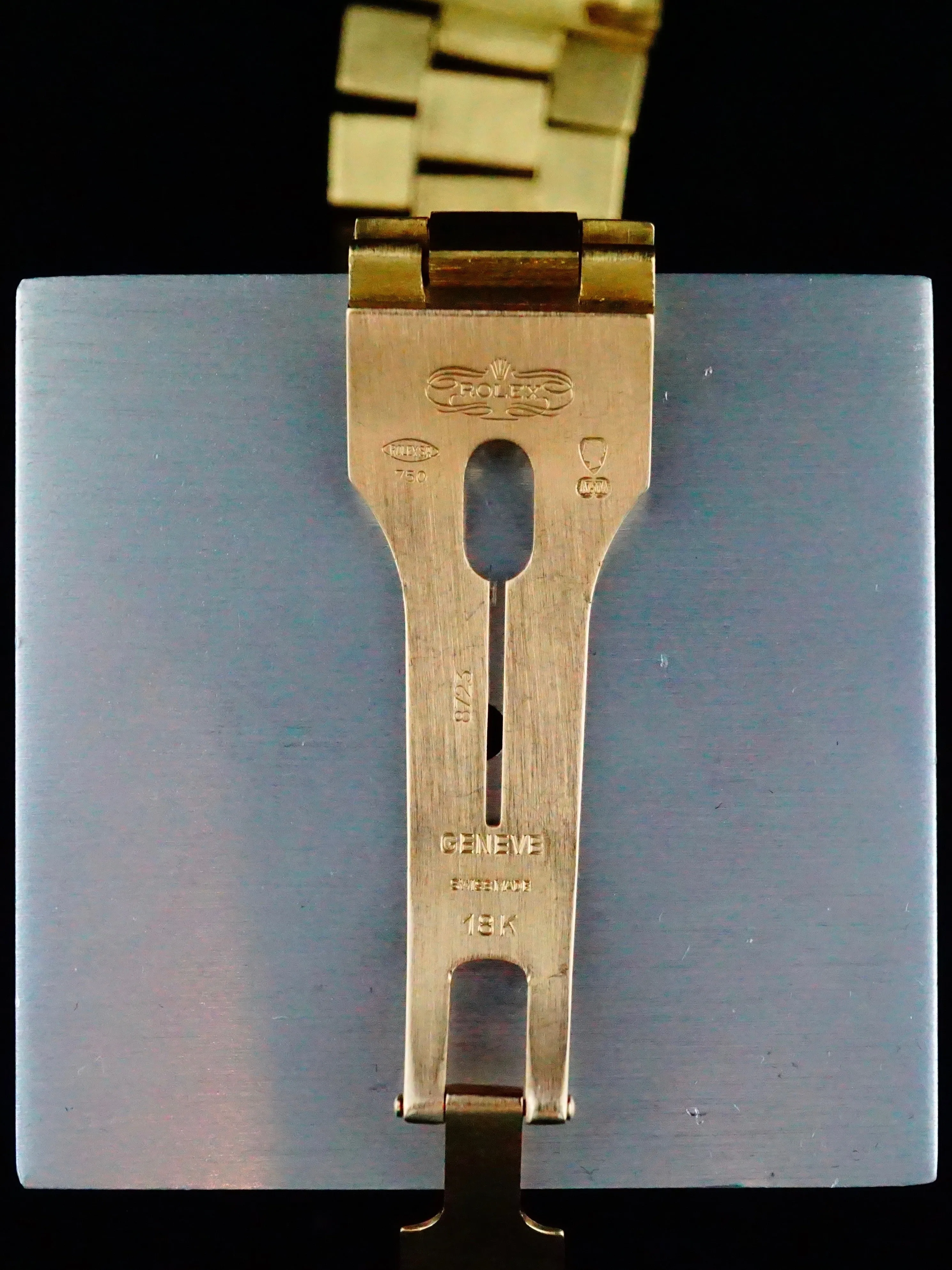 1978 Rolex Day-Date "Bark" 18k YG (Ref. 18078)