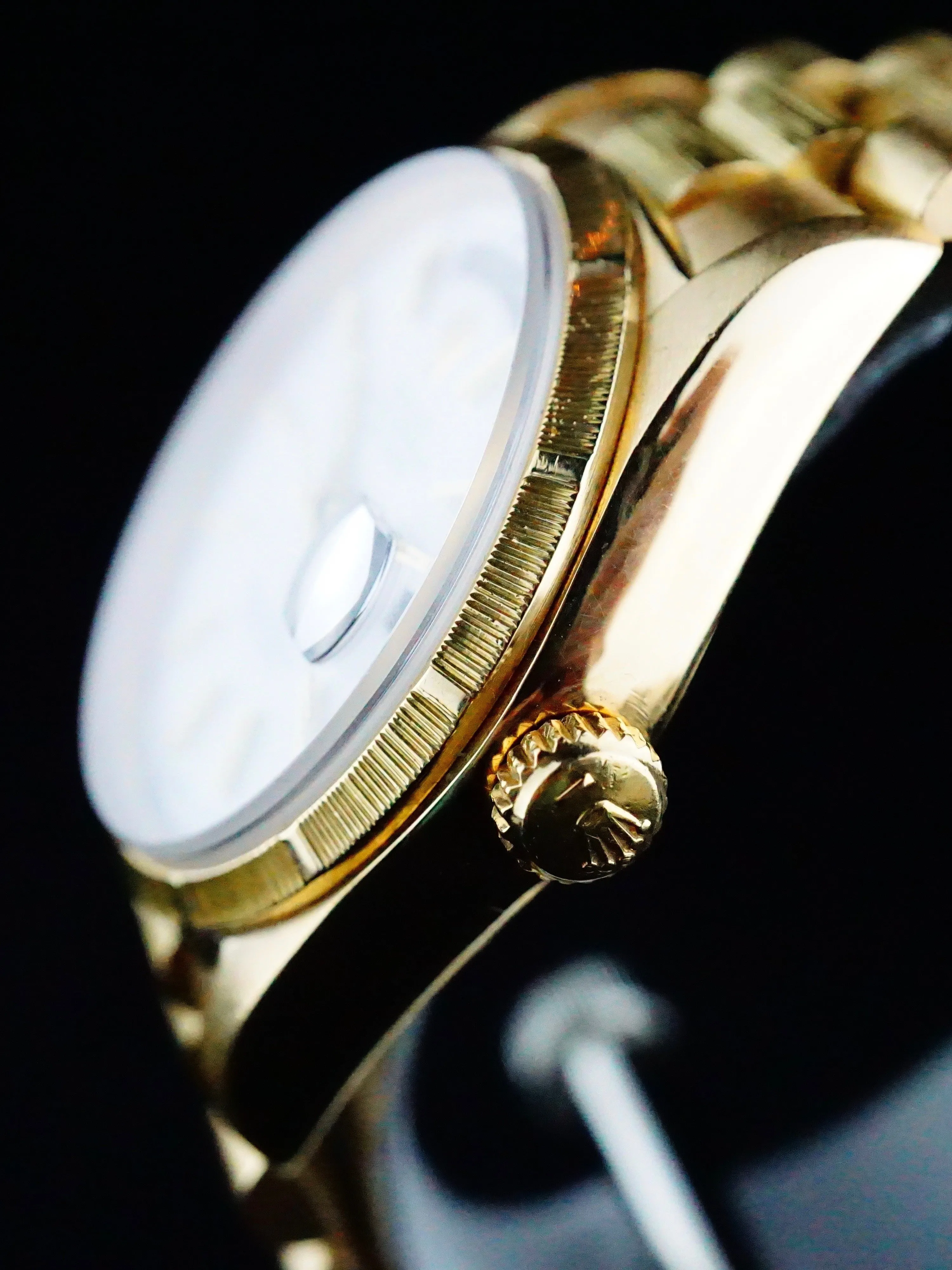 1978 Rolex Day-Date "Bark" 18k YG (Ref. 18078)