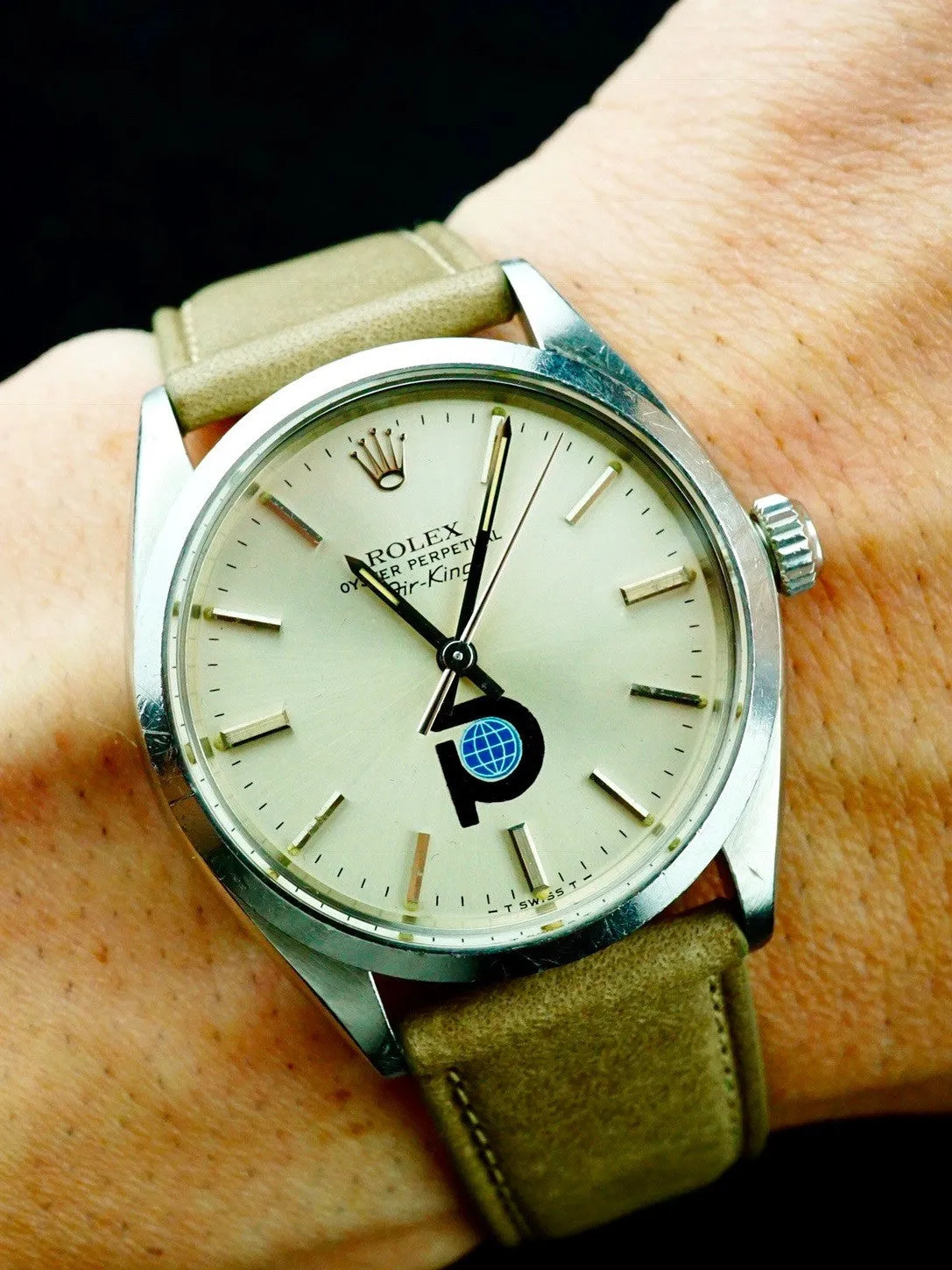 1979 Rolex Air-King (ref.5500) Pool Intairdril Logo Dial
