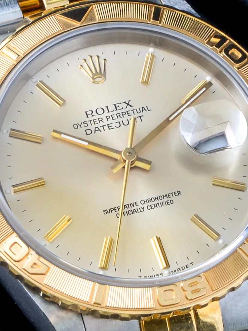 1990 N.O.S Rolex Two-Tone DateJust Turn-O-Graph (Ref.16263) "Thunderbird"