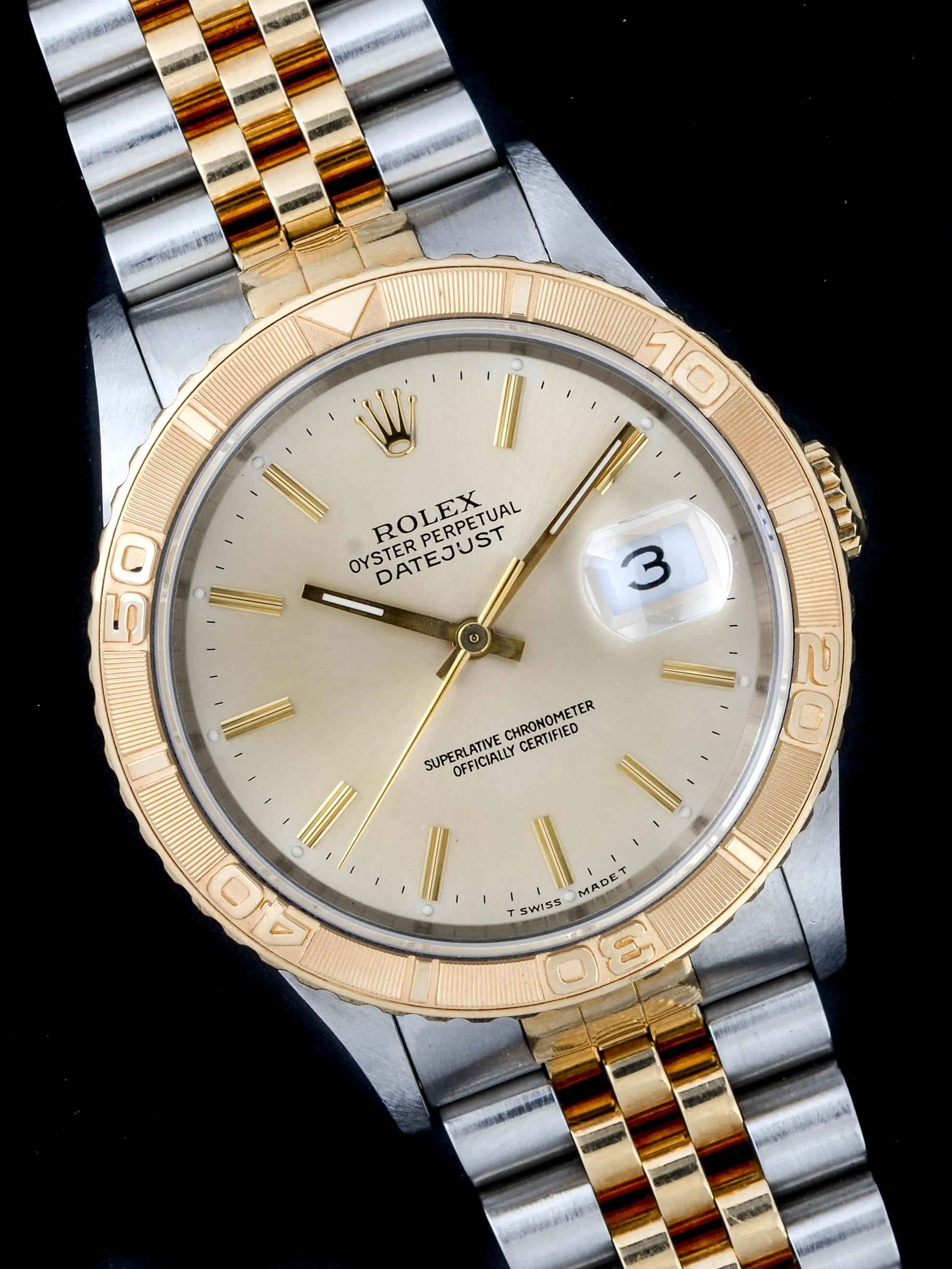1990 N.O.S Rolex Two-Tone DateJust Turn-O-Graph (Ref.16263) "Thunderbird"