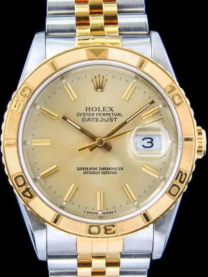 1990 N.O.S Rolex Two-Tone DateJust Turn-O-Graph (Ref.16263) "Thunderbird"