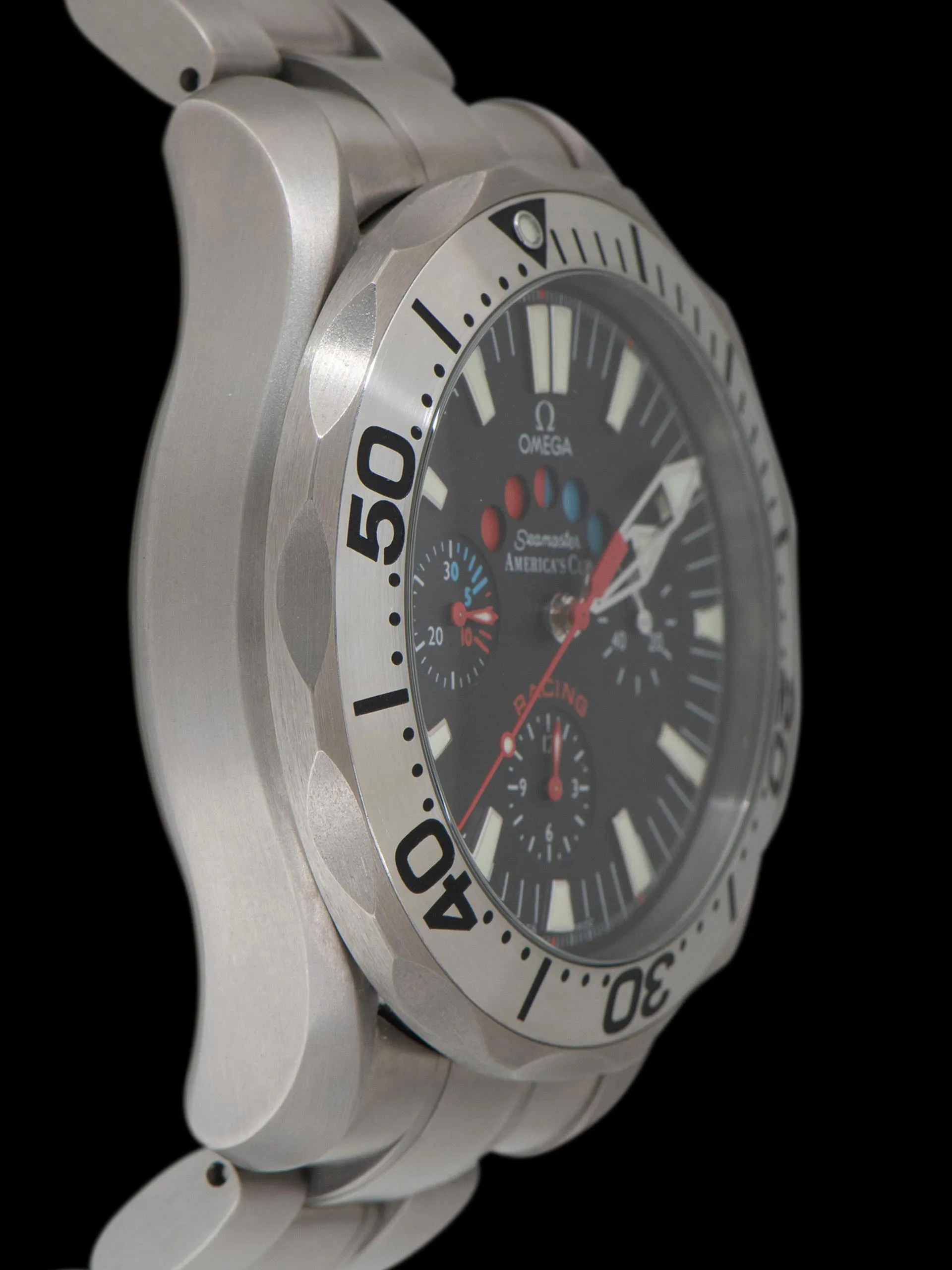 2017 Omega Seamaster America's Cup Regatta Chronograph Titanium (Ref. 2269.50.00) W/ Box, Papers, & Service Receipt