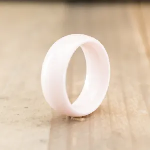 8mm Pink Ceramic Ring