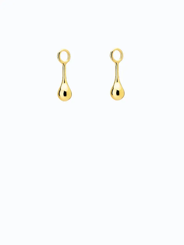 A New World Charm Hoop Small Drop