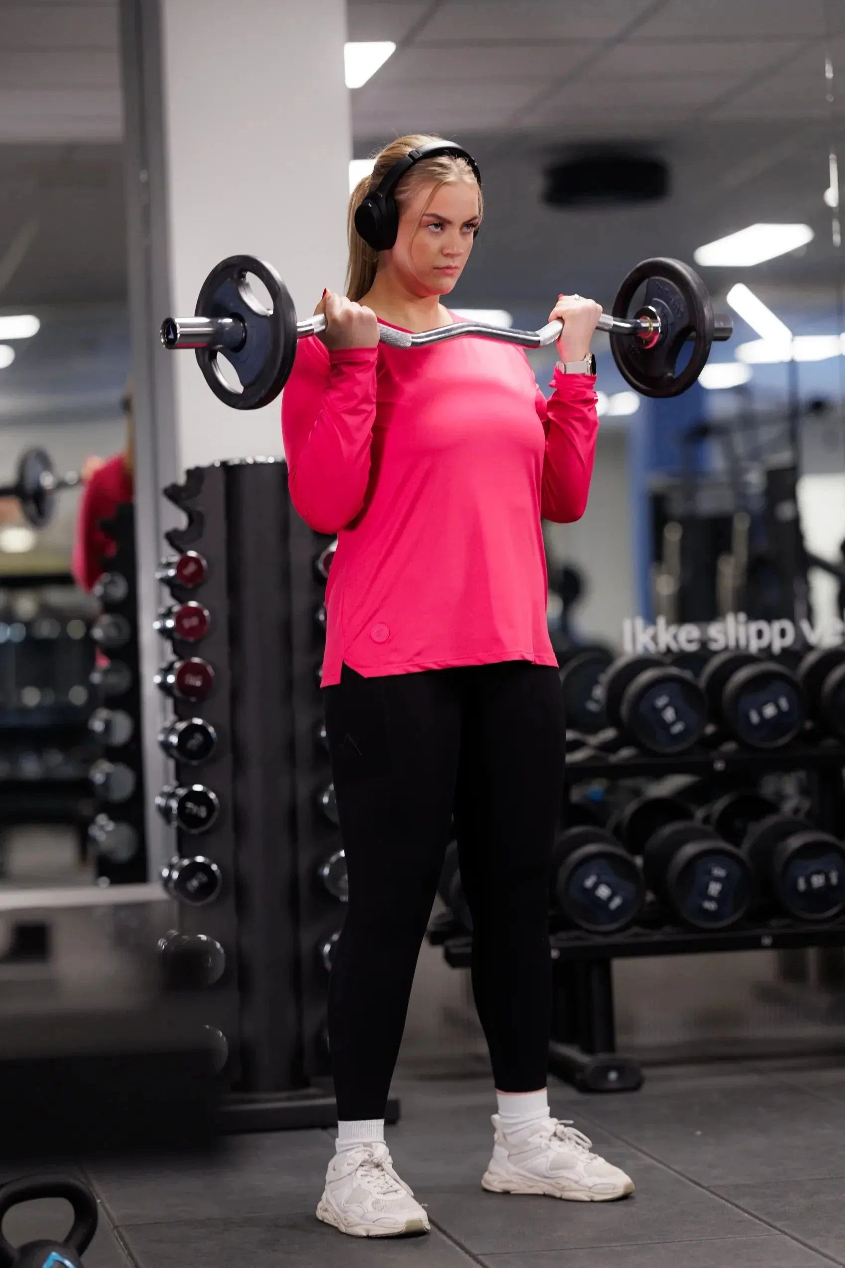 Active loose fit long sleeve - Pink