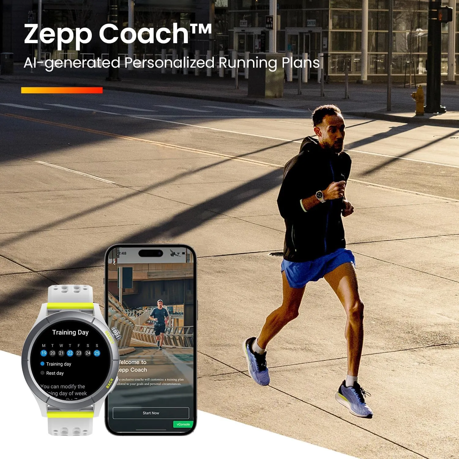 Amazfit Cheetah Smart Watch 47mm Dual-band GPS with AI Fitness Running Coach