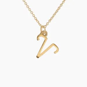 Aries Sign Zodiac Necklace in 14k Gold