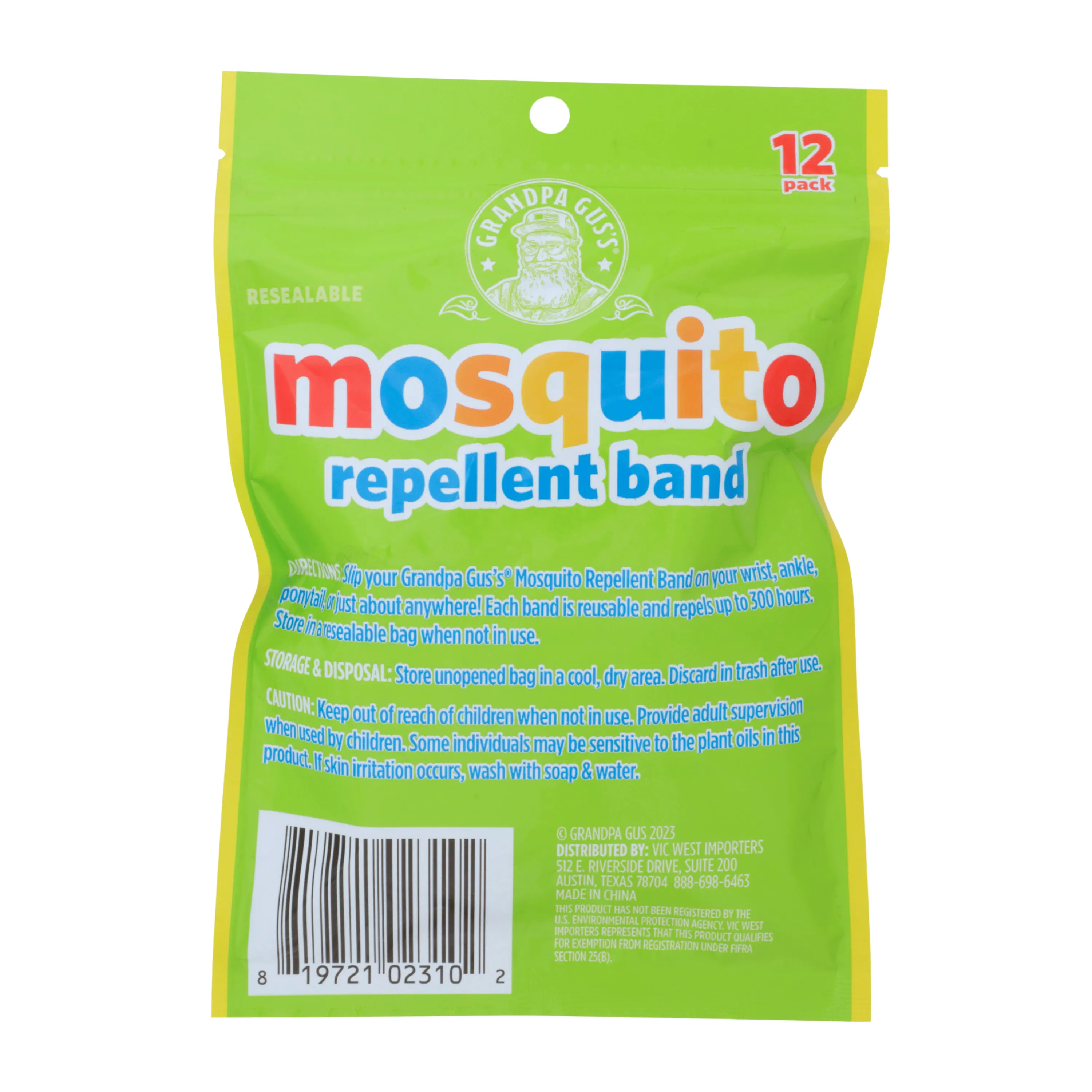 Assorted Mosquito Repellent Bands (12-Pack)