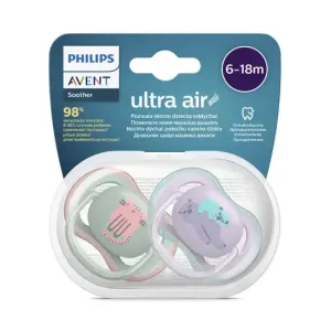 Avent Ultra Air Soother 6-18m 2Pcs-F085/19(PA249)