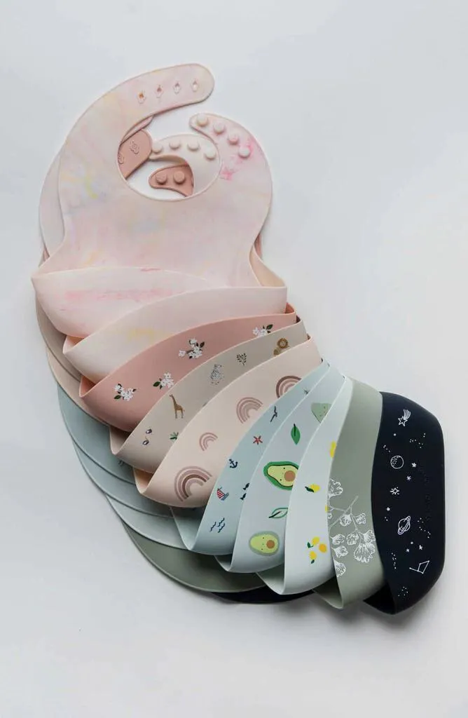 Bavoir en silicone - AVOCADO - No BPA Silicone 100% alimentaire