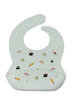 Bavoir en silicone - SUSHI - No BPA Silicone 100% alimentaire