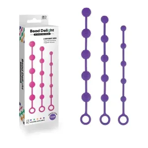 Bead Delight Silicone Anal Beads -  -  Anal Beads - Set of 3 Sizes