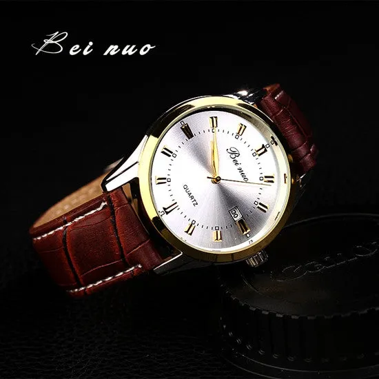 Bei Nuo Top Brand New Arrival Quartz Men Sports Wristwatch Watches Men Business Classic Electronics Gift Watch