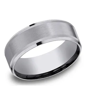 Benchmark 8MM Satin Comfort-Fit Band