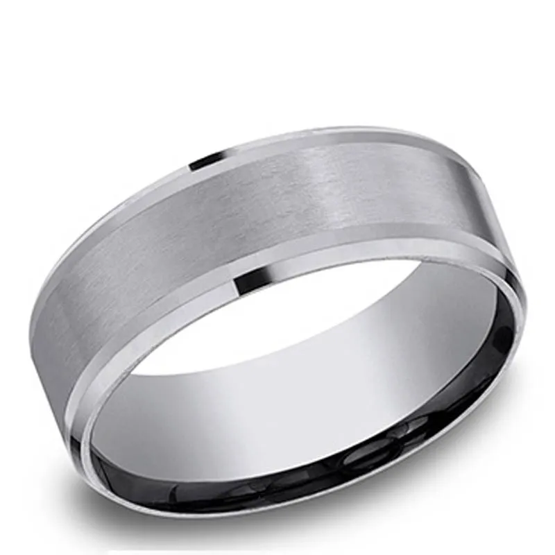 Benchmark 8MM Satin Comfort-Fit Band