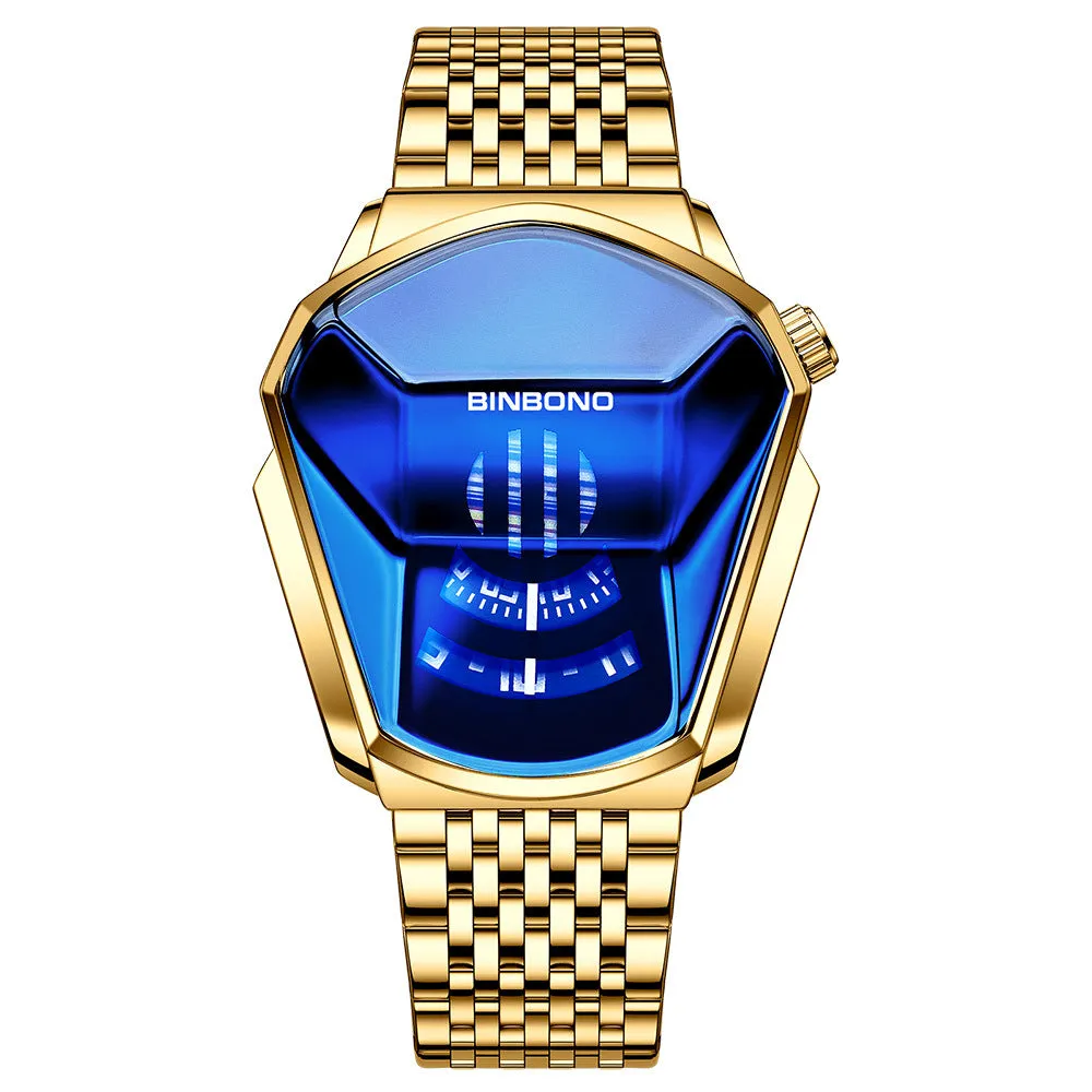 BINBANG Multifunctional Waterproof Mens Watch