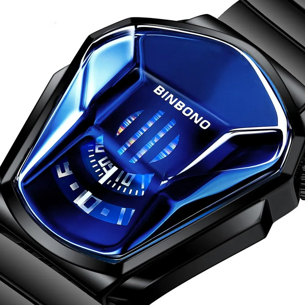 BINBANG Multifunctional Waterproof Mens Watch