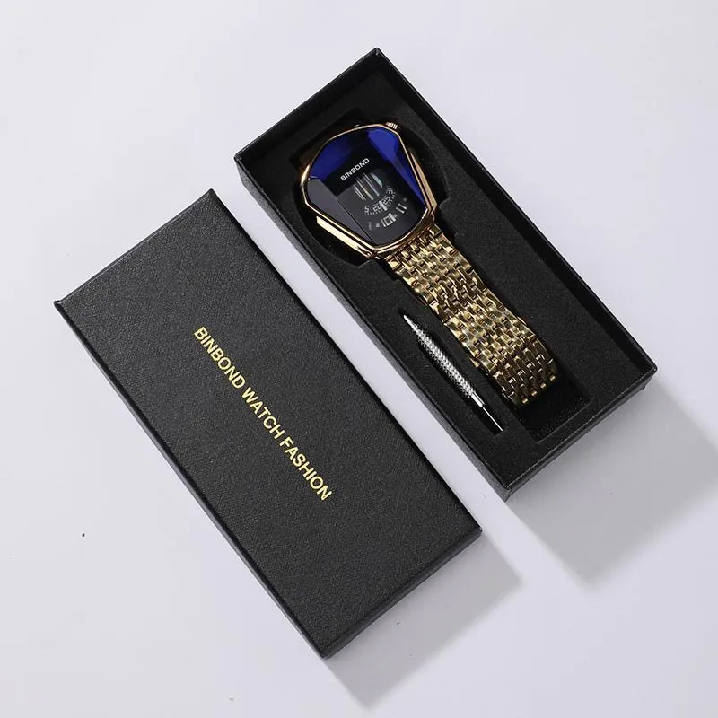 BINBANG Multifunctional Waterproof Mens Watch