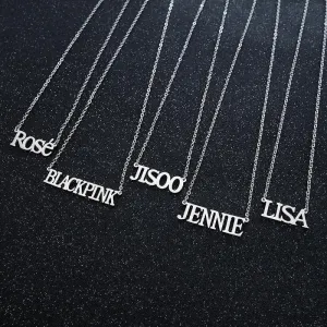 BLACKPINK STAINLESS STEEL NECKLACES