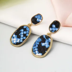 Blue Drop Earrings