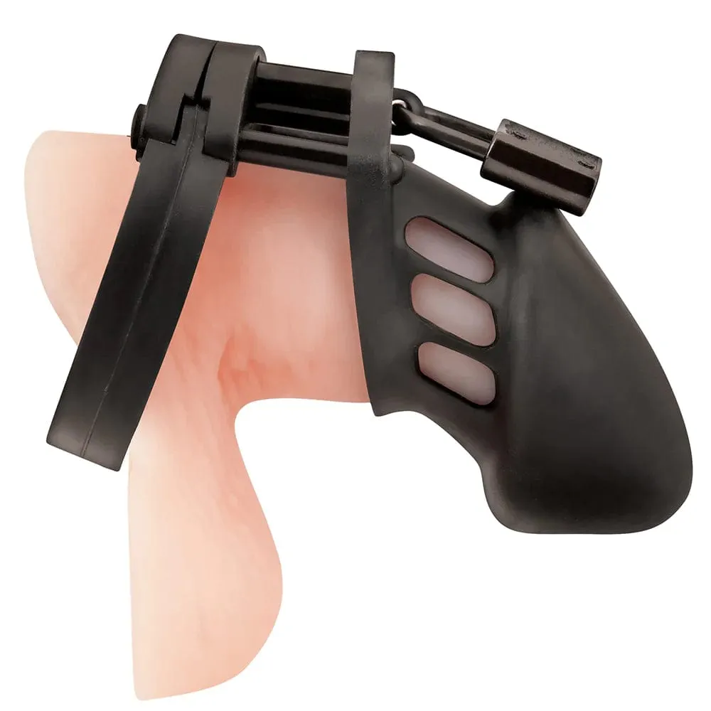 Blueline Silicone Chastity Cage