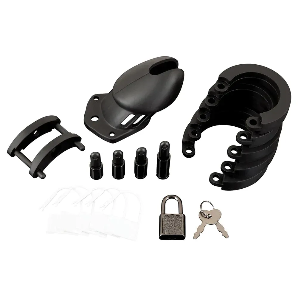 Blueline Silicone Chastity Cage